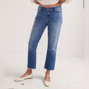 Hatch crop maternity jeans in Indigo size 27